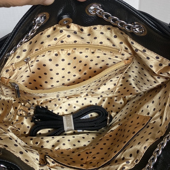Rhinestone Bling Boho Bucket Bag - Picture 5 of 6